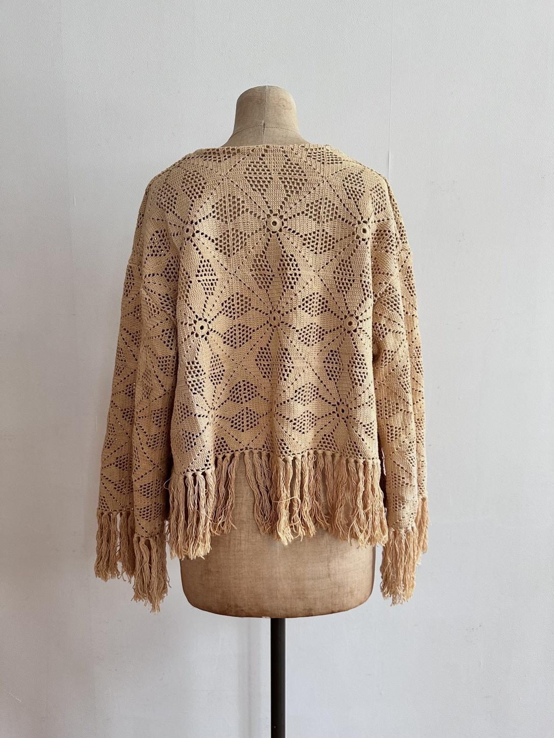 old crochet lace little jacket