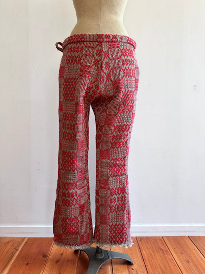 old coverlet slim flare pants / red