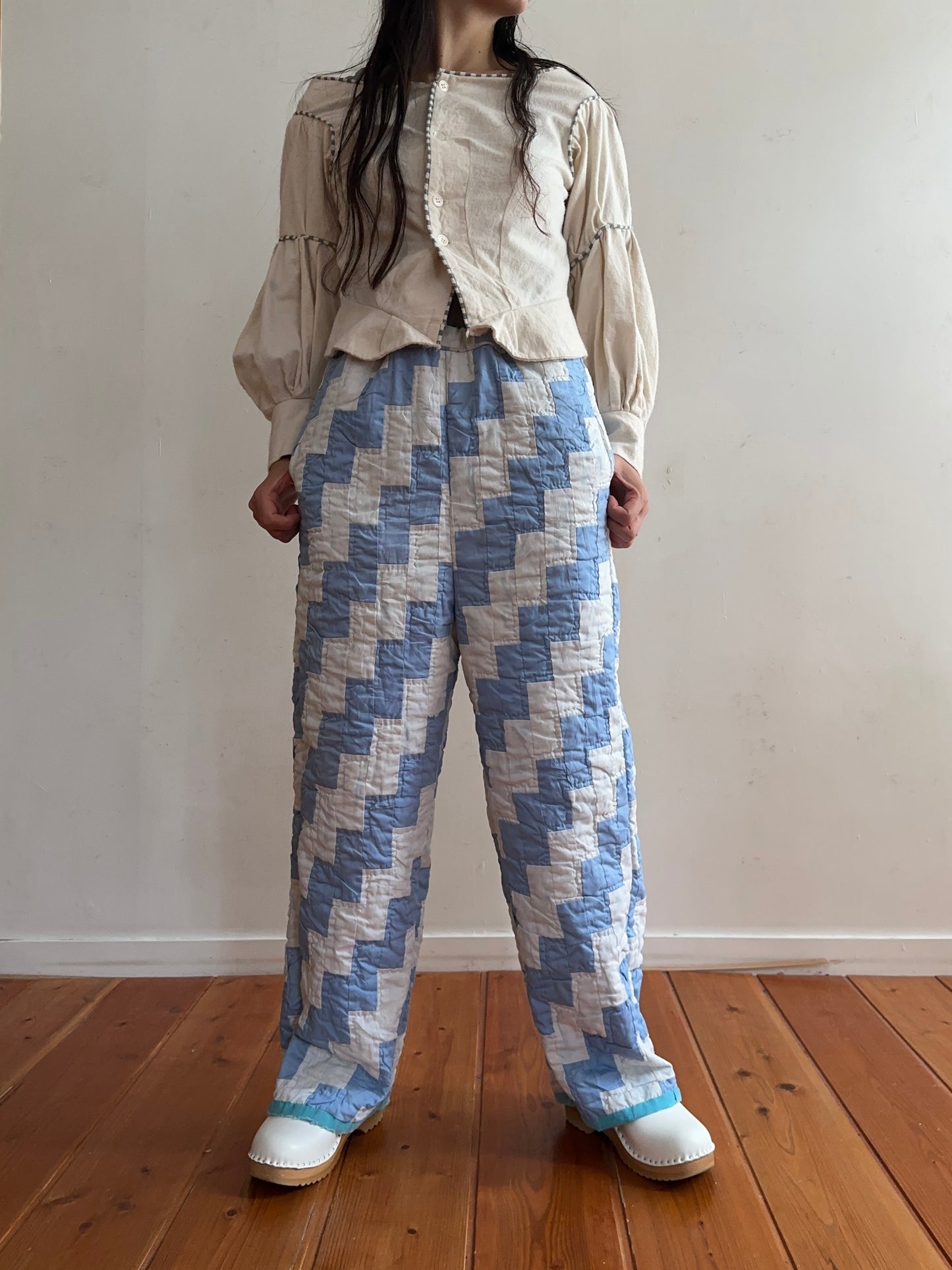 old quilt pants