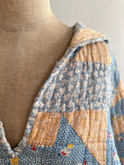 antique quilt sailor shirt