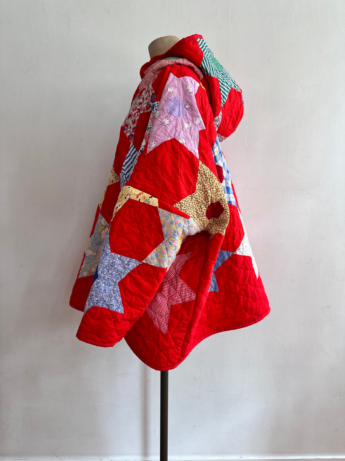 old quilt parka