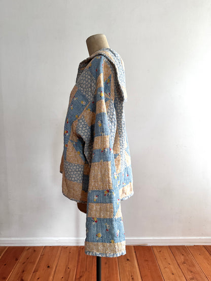antique quilt sailor shirt