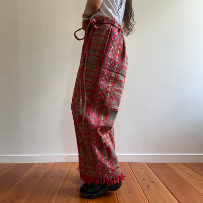 old coverlet tuck wide pants