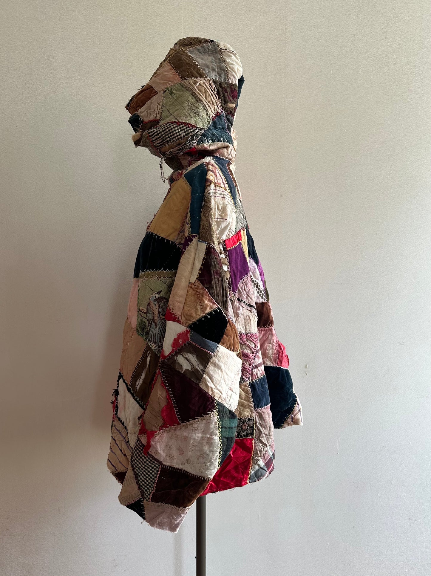 old quilt crazy parka