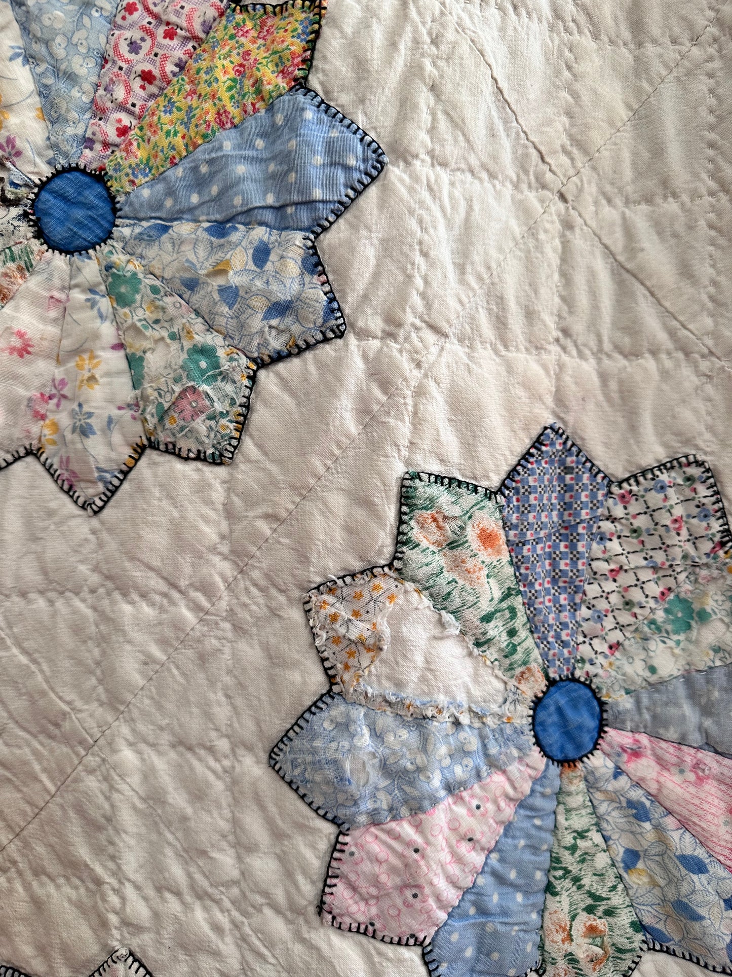 old quilt dress coat