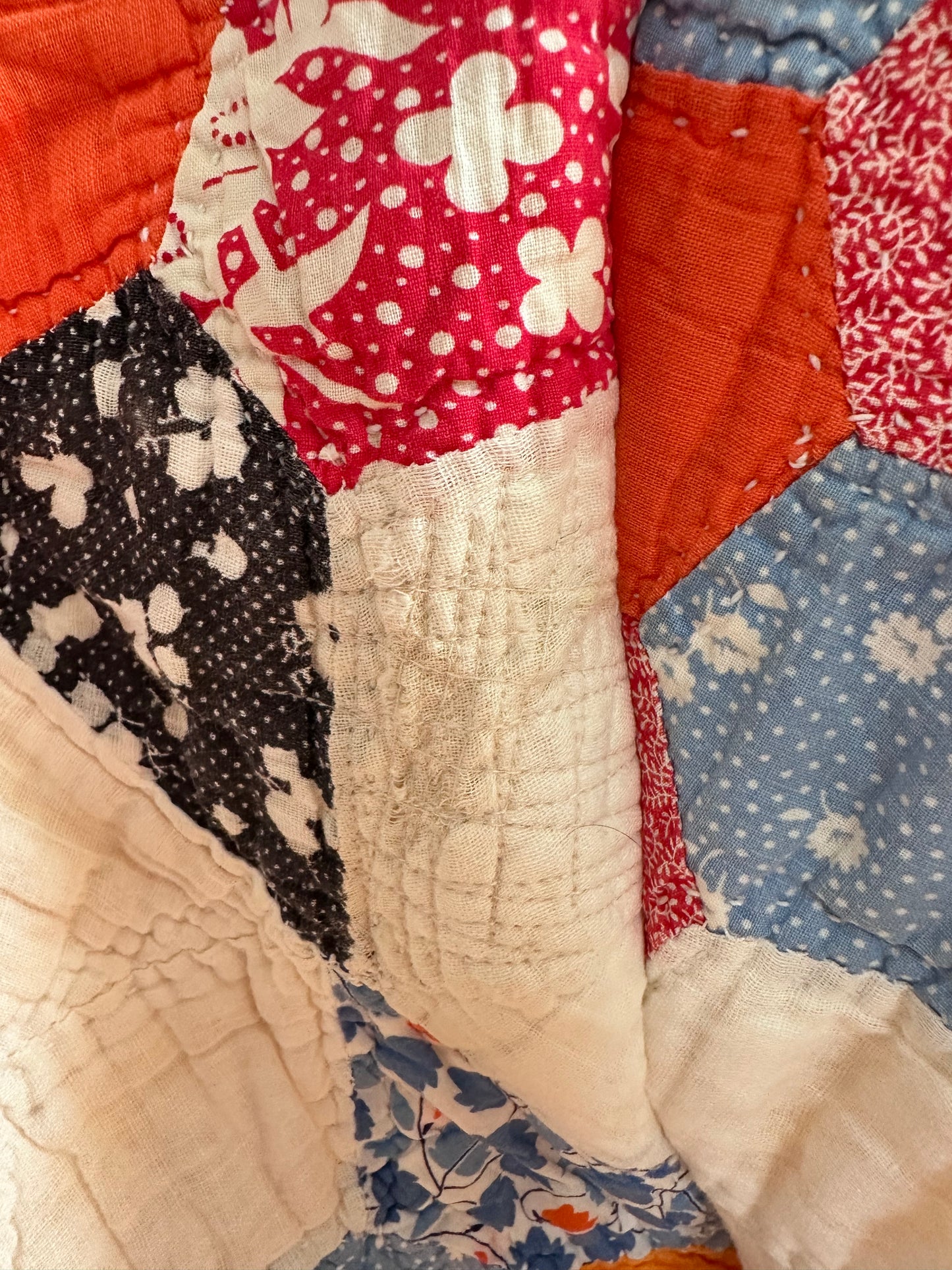 old quilt short pants