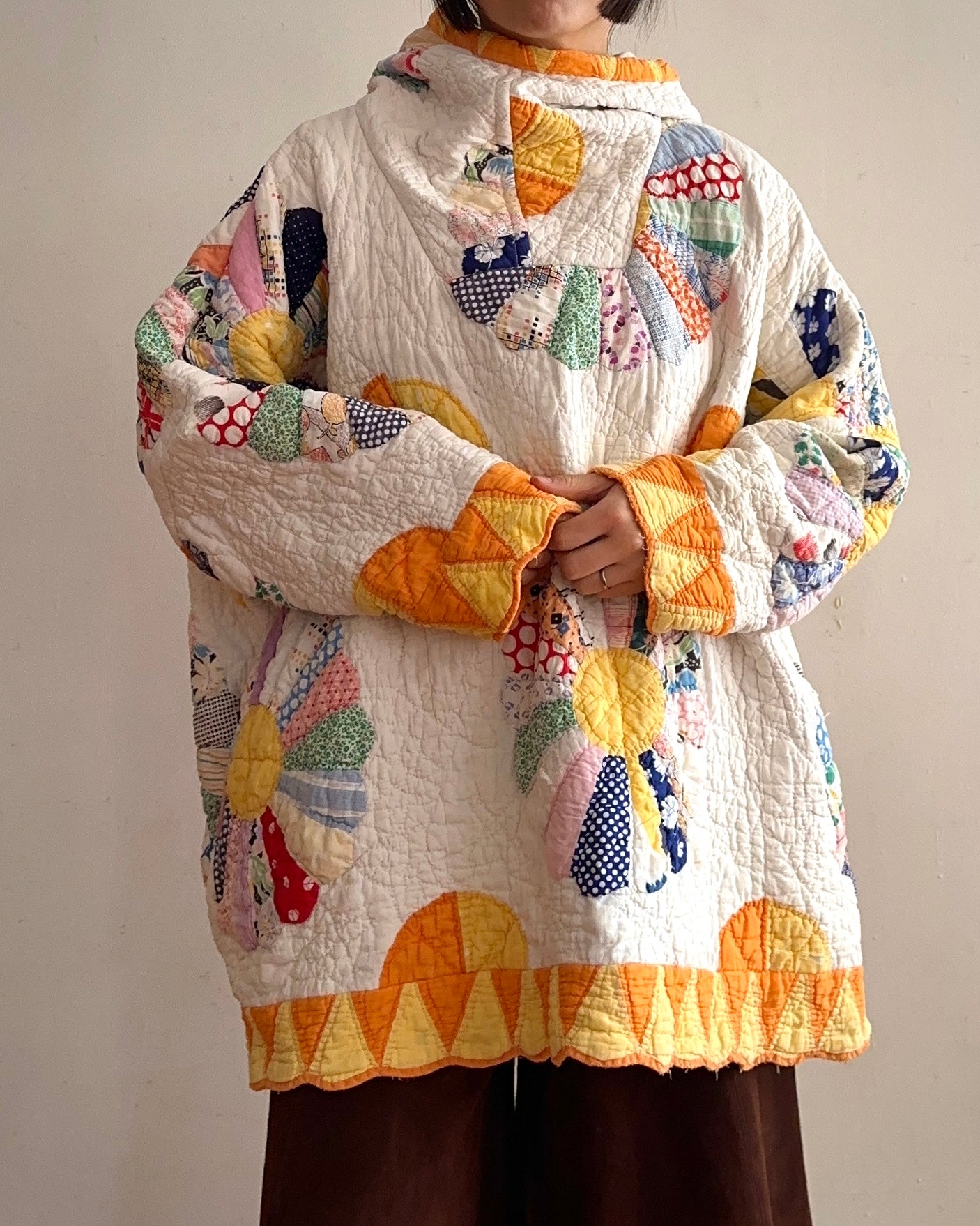 old quilt parka