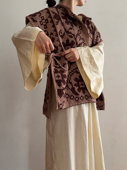 old coverlet wide vest