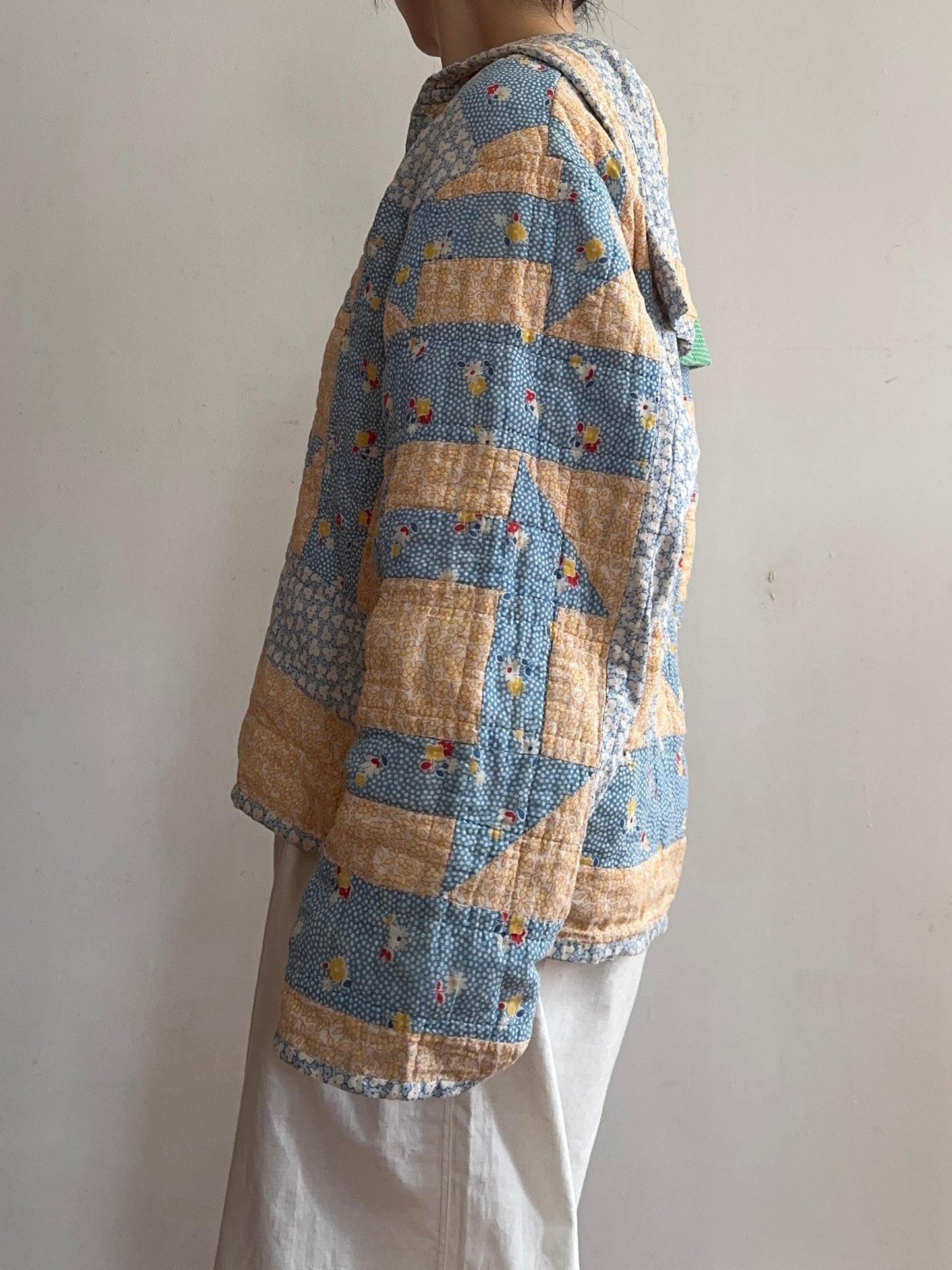 antique quilt sailor shirt