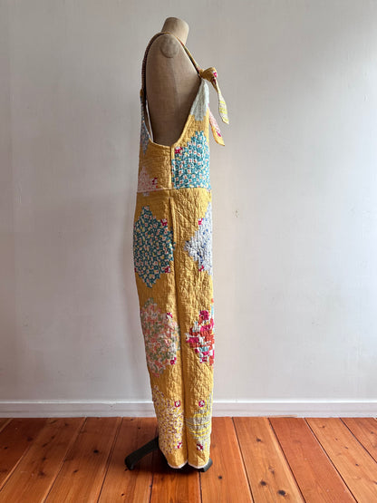 semi-antique quilt huge overall