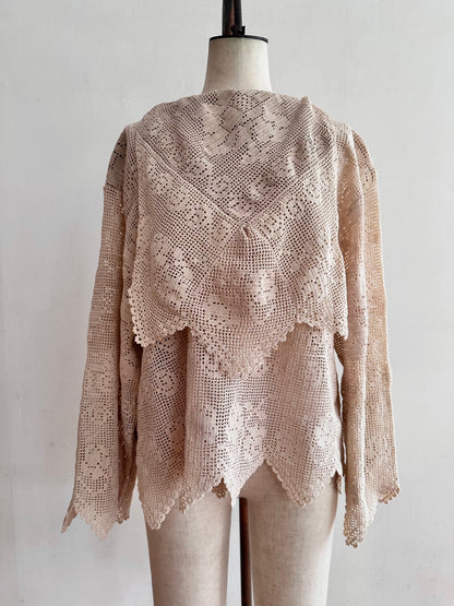 old crochet lace sailor shirts
