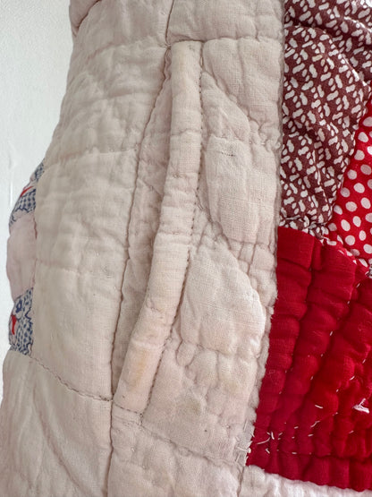 old quilt short pants