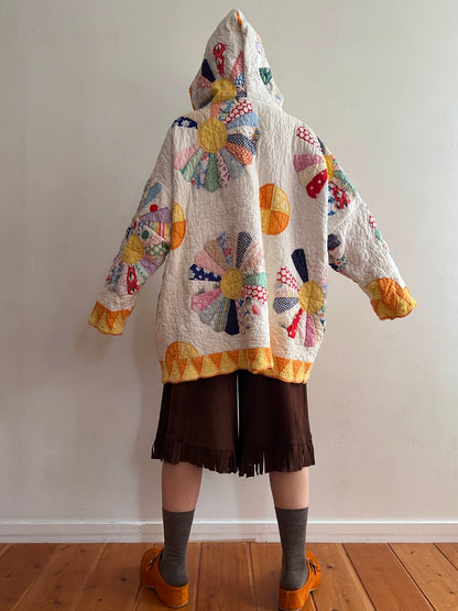 old quilt parka