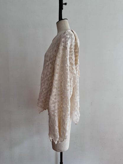 old crochet lace sailor shirts