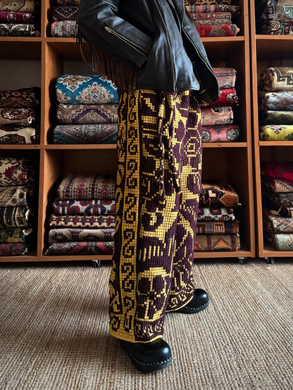old coverlet tuck wide pants